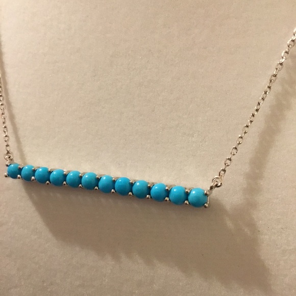 NWT Gemporia Natural Cabochon Natural Robbins Egg Turquoise Necklace - Picture 13 of 15